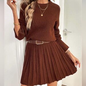 Shein Sweater + Skirt Set